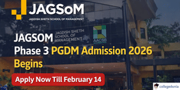 JAGSOM Phase 3 PGDM Admission 2026 Begins